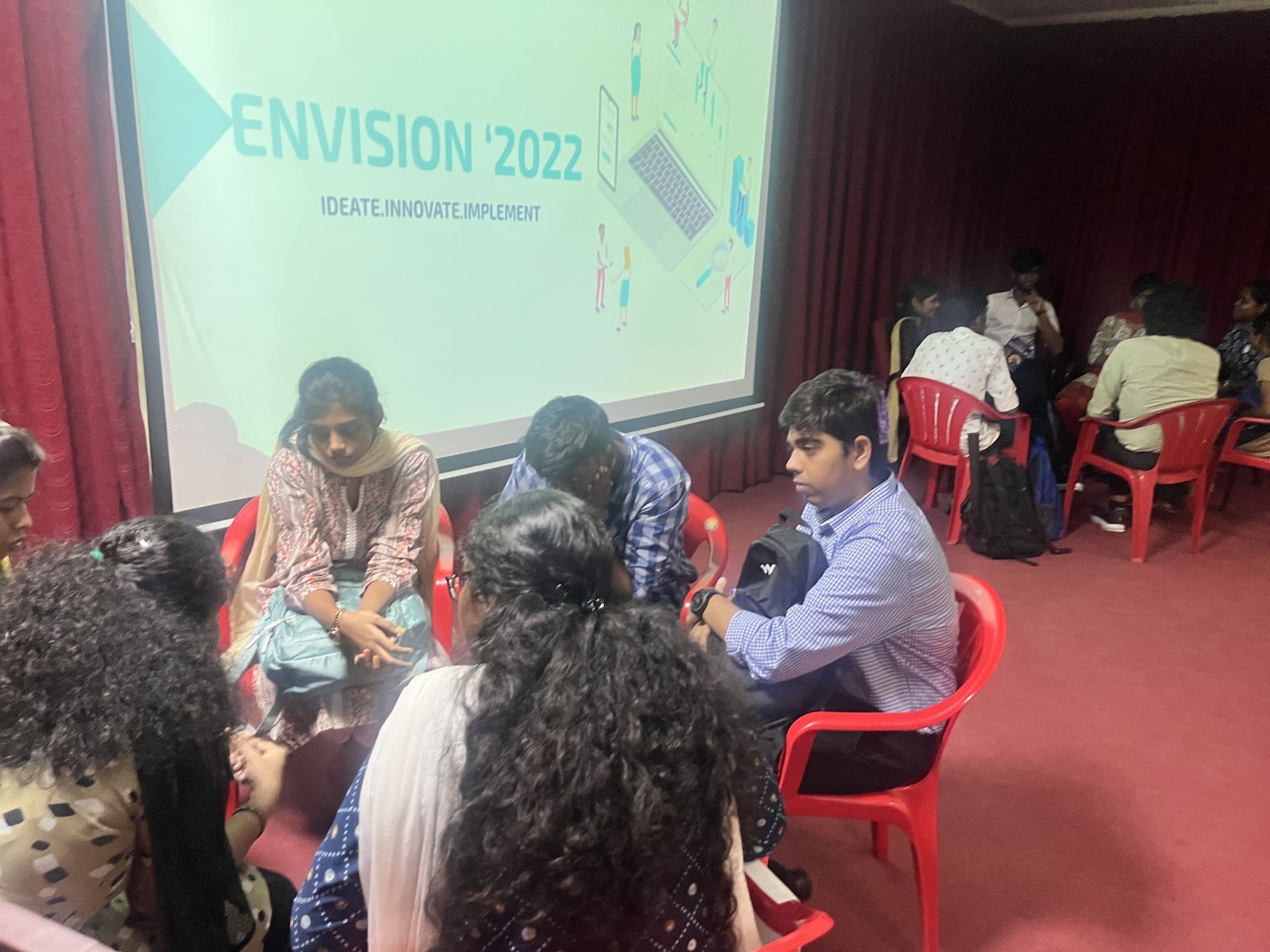 Team discussions at Envision '22